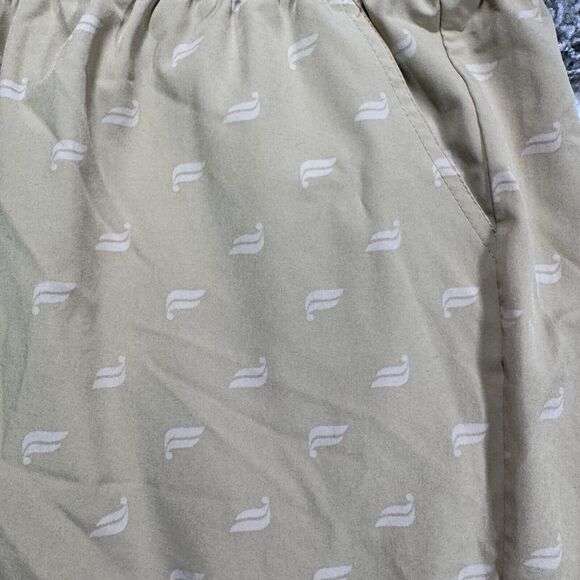 Fabletics Women's Iggy Woven Logo Elastic Waist Pants JM3 Sandy Brown Large - Picture 2 of 8